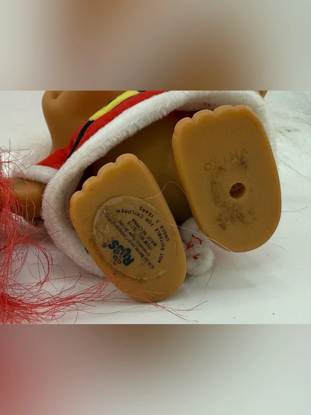Vintage Christmas Troll Doll Lot 1985 Thomas Dam Norfin & Russ Berrie Santa